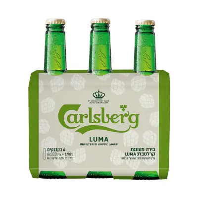 בירה קרלסברג מעוננת לומה מארז