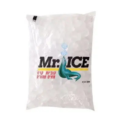 שקית קרח מיסטר אייס 2 ק״ג