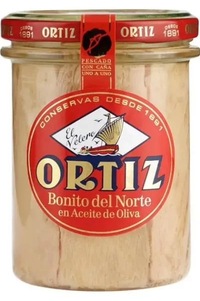 נתחי טונה לבנה בשמן זית צנ' אורטיז