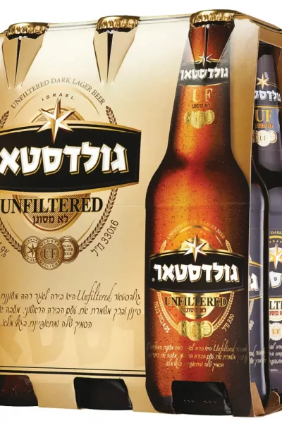 גולדסטאר לא מסונן מארז