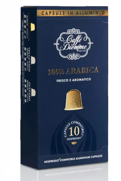 קפסולות קפה 10 יח' DIEMME ARABICA (זהב)