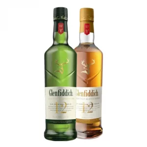 גלנפידיך אמריקן אוק  12 שנים+ גלנפידיך 12 חביות עץ אלון