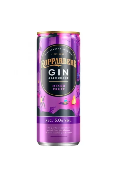 קוקטייל קופרברג ג’ין ופירות יער