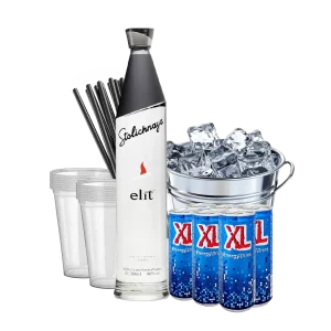 סטולי עלית + קרח + 6 XL + כוסות + קשים